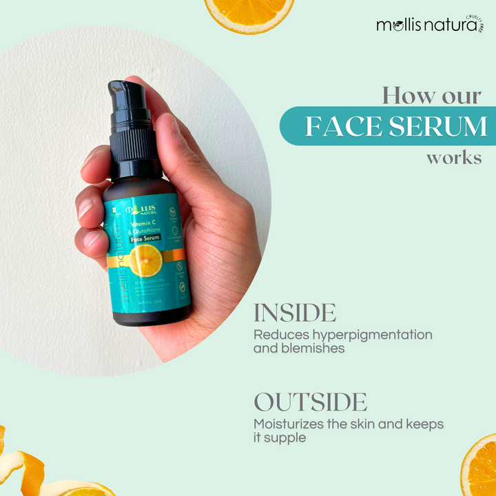 Natural Vitamin C Face Serum (Glutathione Face Serum)