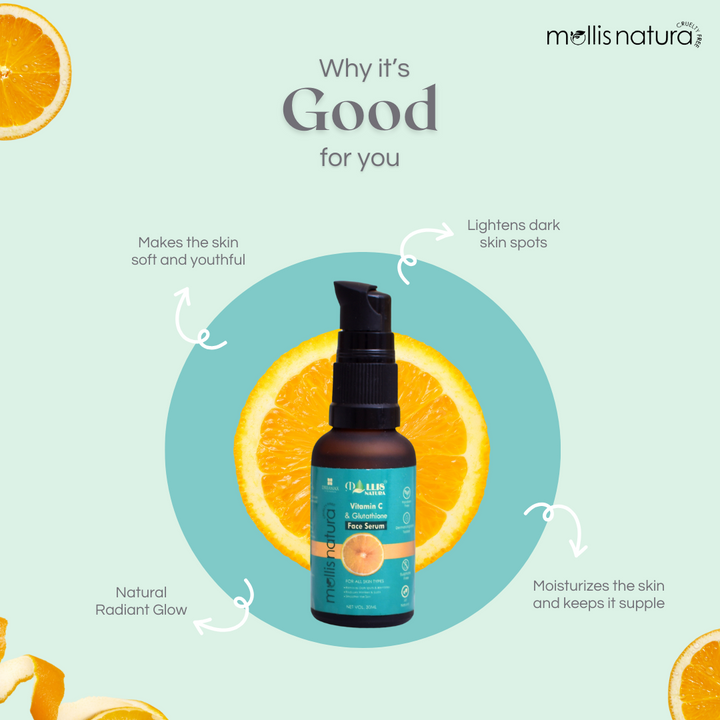 Natural Vitamin C Face Serum (Glutathione Face Serum)