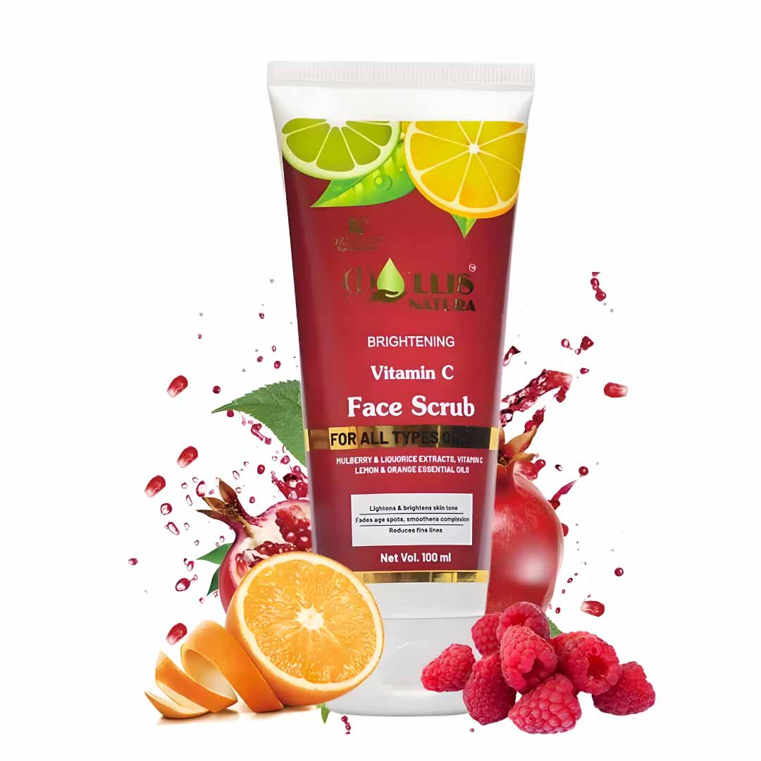 Buy Mollis Natura Mulberry Vitamin C Face Scrub For Glowing Skin